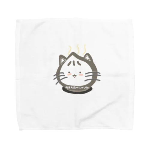 肉まん猫 Towel Handkerchief