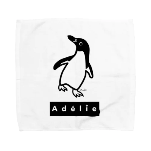 Adélie Penguin (+logo B) タオルハンカチ