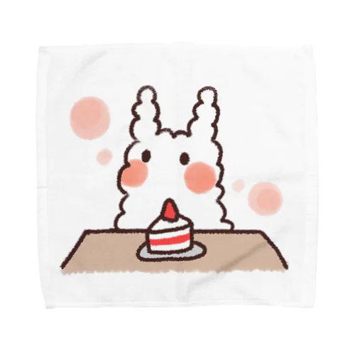 うさぎのウミウシ(ケーキver.) Towel Handkerchief