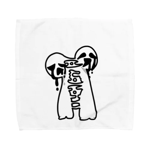 くっついちゃうよ Towel Handkerchief