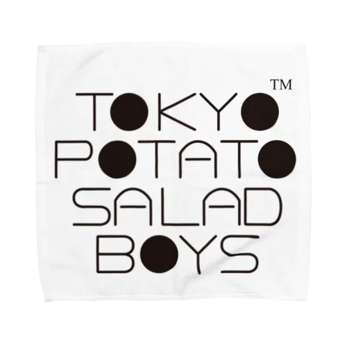 東京ポテトサラダボーイズ公式ネオクラシックロゴ タオルハンカチ