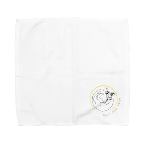 月と猫の絆 Towel Handkerchief