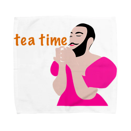 tea time Towel Handkerchief