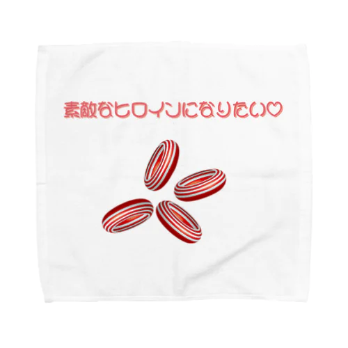 素敵なヒロインになりたい Towel Handkerchief