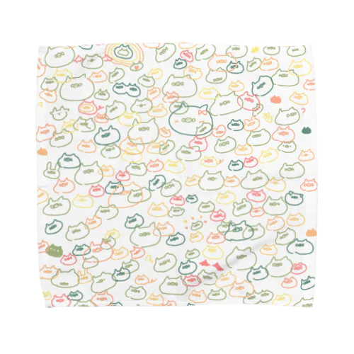 もざいくブー『ほっこり』 Towel Handkerchief