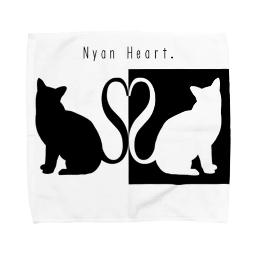 Nyan Heart. Towel Handkerchief