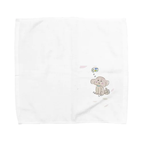 もふもふもずく Towel Handkerchief