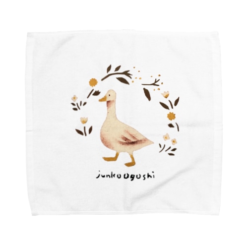 かわいいガチョウ Cute goose Towel Handkerchief