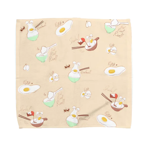 TAMAGOKAKEGOHAN Towel Handkerchief