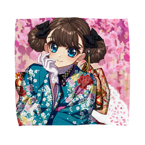 kimono girl 2022 タオルハンカチ