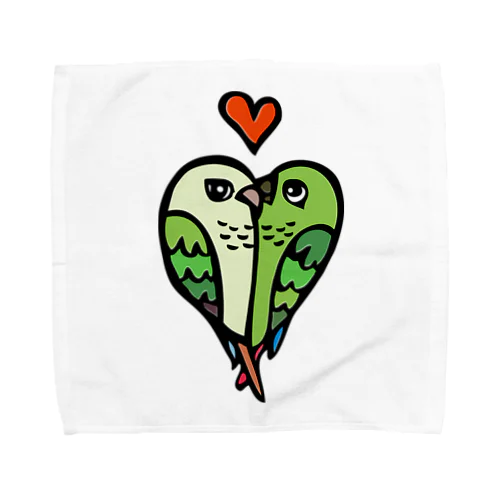 らぶらぶウロコインコ Towel Handkerchief