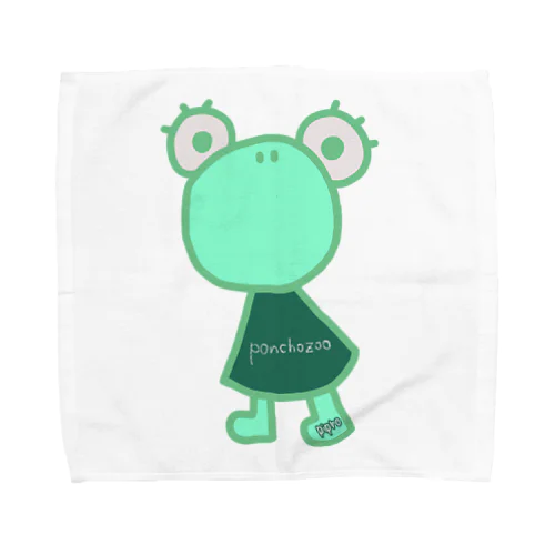 カエルドノ(ponchozoo) Towel Handkerchief