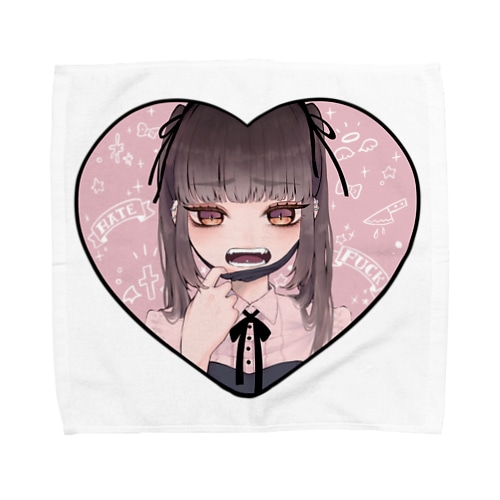 マスクちゃん（ピンク） Towel Handkerchief
