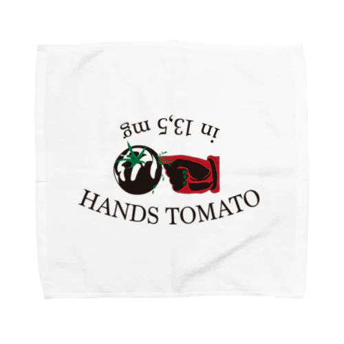 HANDS TOMATO Towel Handkerchief