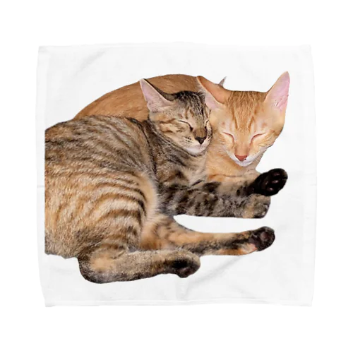 眠り猫ちゃん達 Towel Handkerchief