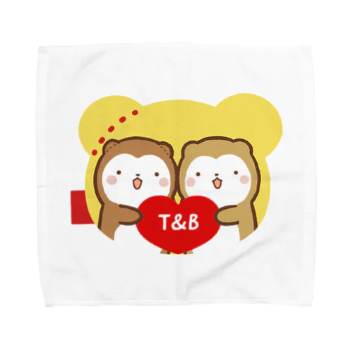 Ｔ＆Ｂロゴプリント Towel Handkerchief