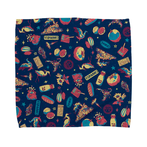 Night on the Galactic Railroad Towel Handkerchief