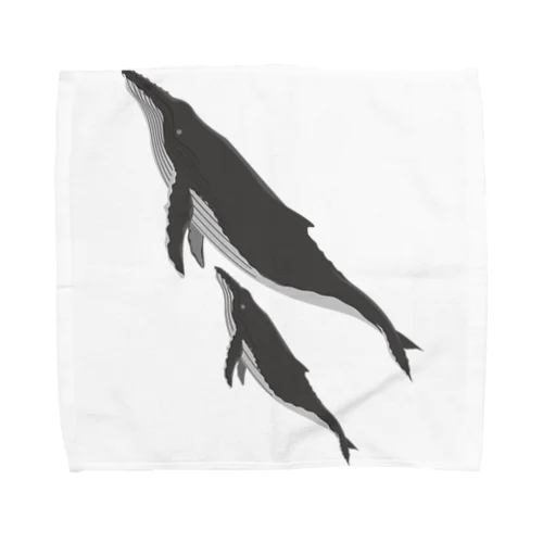 ザトウクジラ Towel Handkerchief