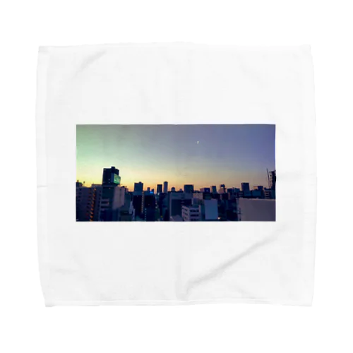 遅めの夕暮れ Towel Handkerchief