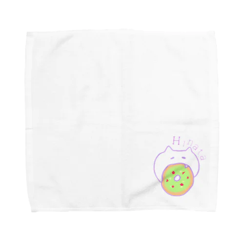 ネーム入りネコ Towel Handkerchief