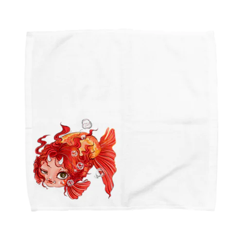 金魚の人魚さん Towel Handkerchief