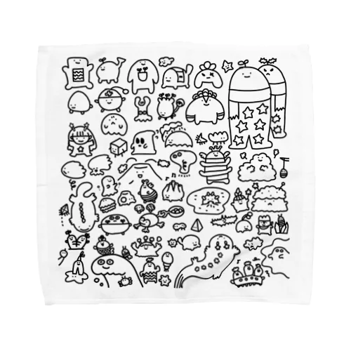 ひらめきわくわく星の仲間たち Towel Handkerchief