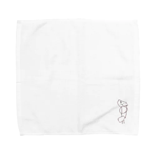 初めての4歳の似顔絵 Towel Handkerchief