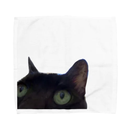 ドアップねこ Towel Handkerchief