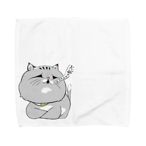 ん"ぬ"ょょォォ猫ハンカチ Towel Handkerchief
