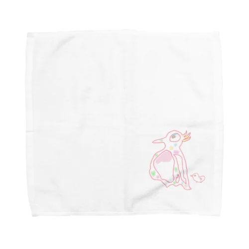 ピンクバード Towel Handkerchief