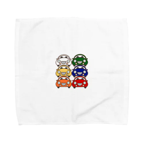 可愛いｸﾙﾏ集合 Towel Handkerchief