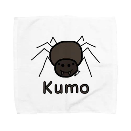 Kumo (クモ) 色デザイン Towel Handkerchief