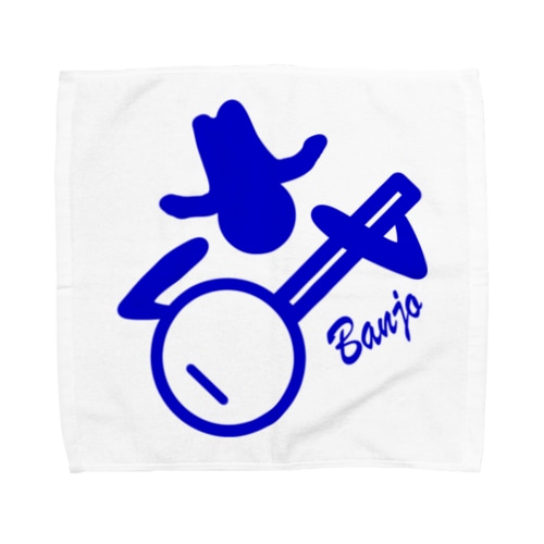 Banjo Pictogram Towel Handkerchief
