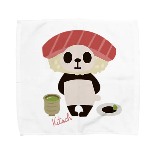 すしパンダ　トロ Towel Handkerchief