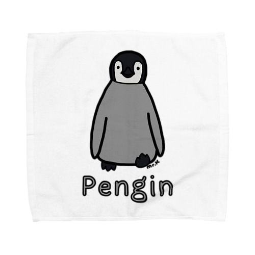Pengin (ペンギン) 色デザイン Towel Handkerchief
