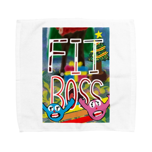 第二弾　【クリスマス】と【バレンタインデー】が合体したら「FIT BOSS」となった‼︎ Towel Handkerchief