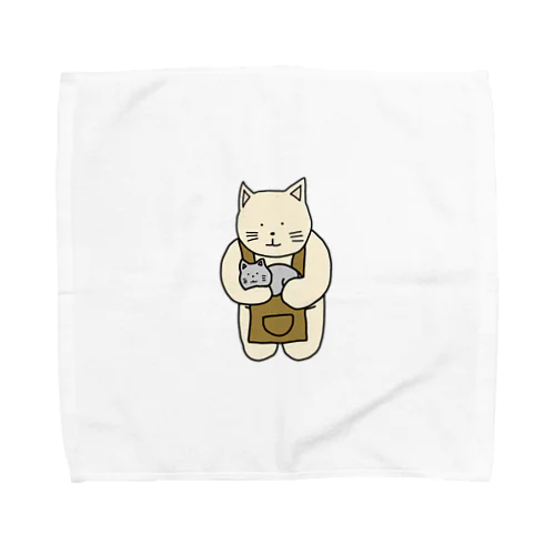 猫カフェねこ Towel Handkerchief