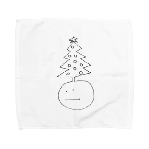 Christmas tree man  Towel Handkerchief