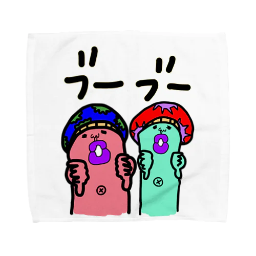 毒きのこさん🍄👾その① Towel Handkerchief