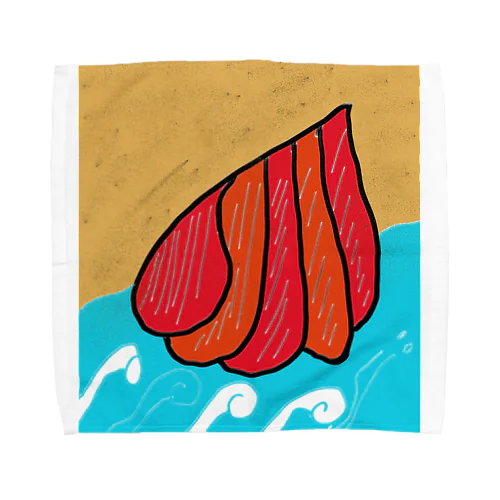 JUNSEN（純仙）打ち上げられる貝A Towel Handkerchief