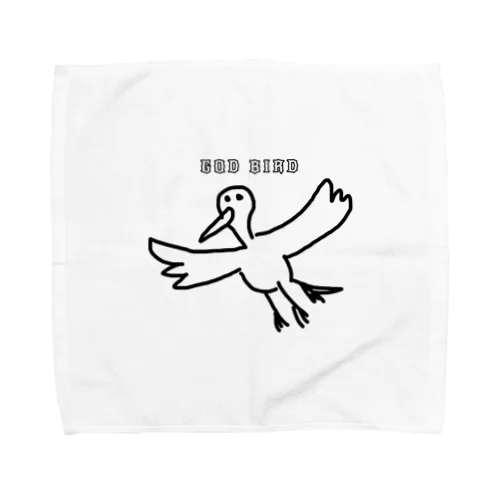 GOD BIRD Towel Handkerchief