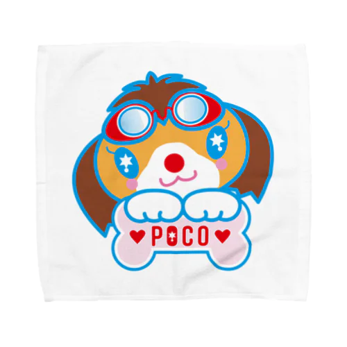 SUPER HERO DOG POCO  タオルハンカチ