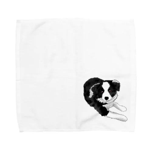 ボーダーコリーモデル Towel Handkerchief