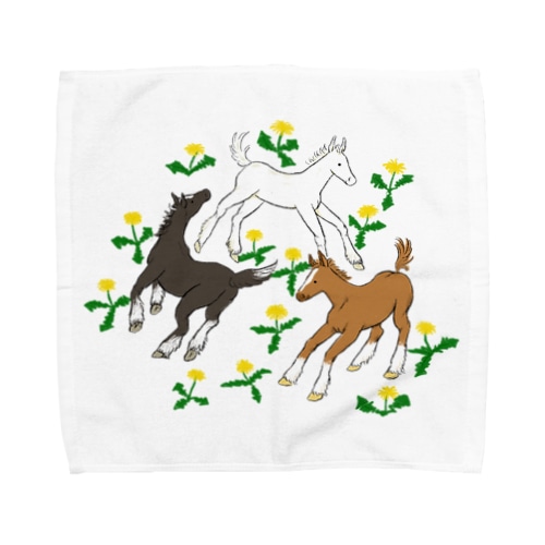 春の野原 Towel Handkerchief
