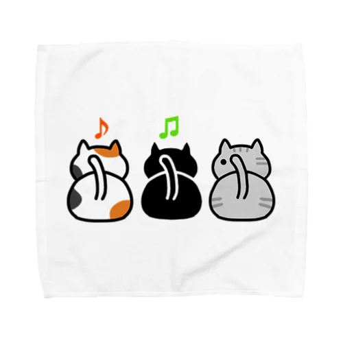 猫それぞれ Towel Handkerchief