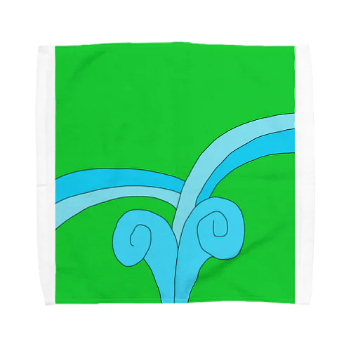 JUNSEN（純仙）野原の噴水A Towel Handkerchief