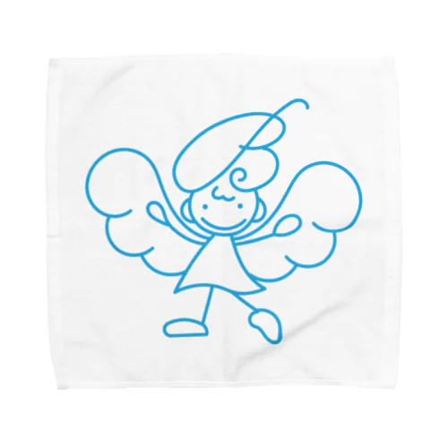 アルファベットエンジェル “B” Towel Handkerchief