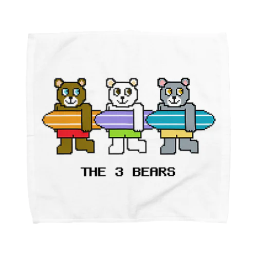 THE 3 BEARS(サーフィン) Towel Handkerchief