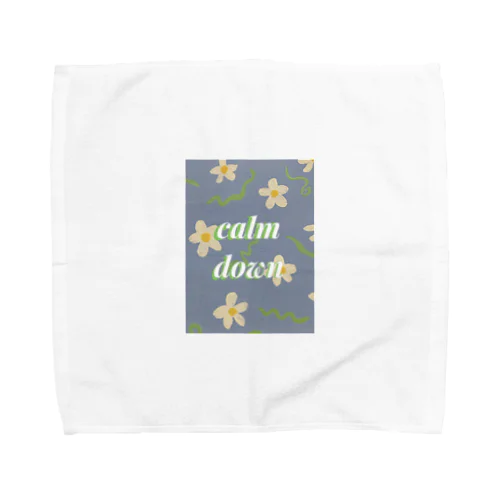 calm down しようねグッズパターン2 Towel Handkerchief