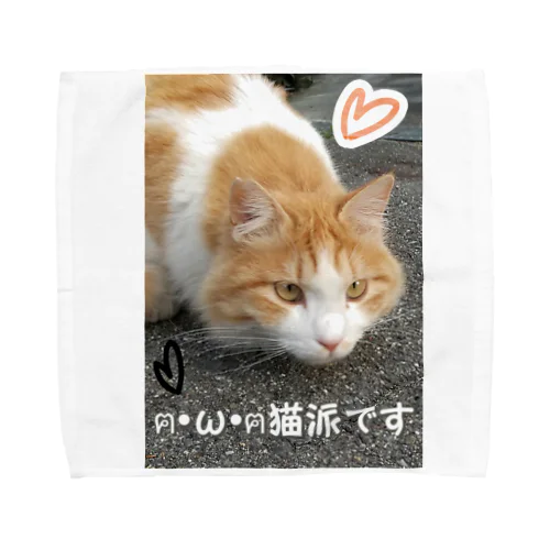 猫派です グッズ Towel Handkerchief